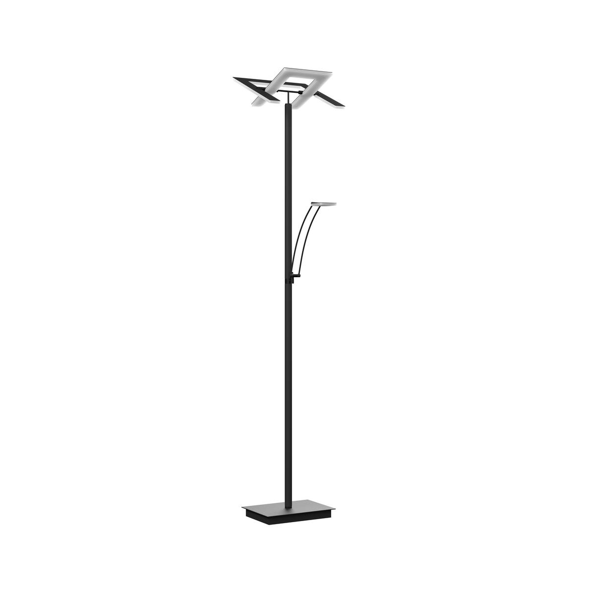 LED-DECKENFLUTER Niko 35/180 cm  - Schwarz, KONVENTIONELL, Kunststoff/Metall (35/180cm) - Dieter Knoll
