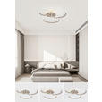 LED-DECKENLEUCHTE Velora 96/84/10 cm   - Sandfarben, Design, Kunststoff/Metall (96/84/10cm) - Dieter Knoll