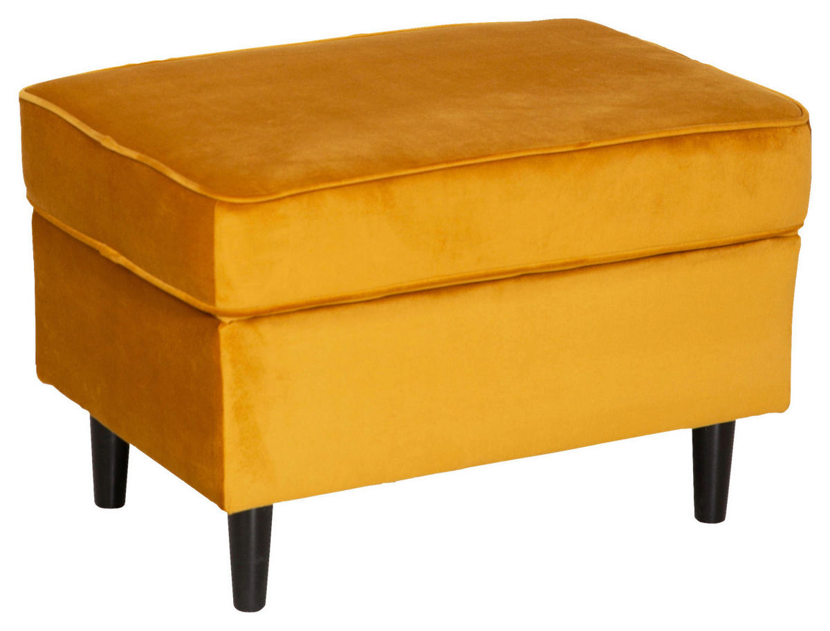 TABURET, karton, kompozitní dřevo, textil, 67/42/46 cm - černá/žlutá, Basics, karton/kompozitní dřevo (67/42/46cm) - Niels Andersson