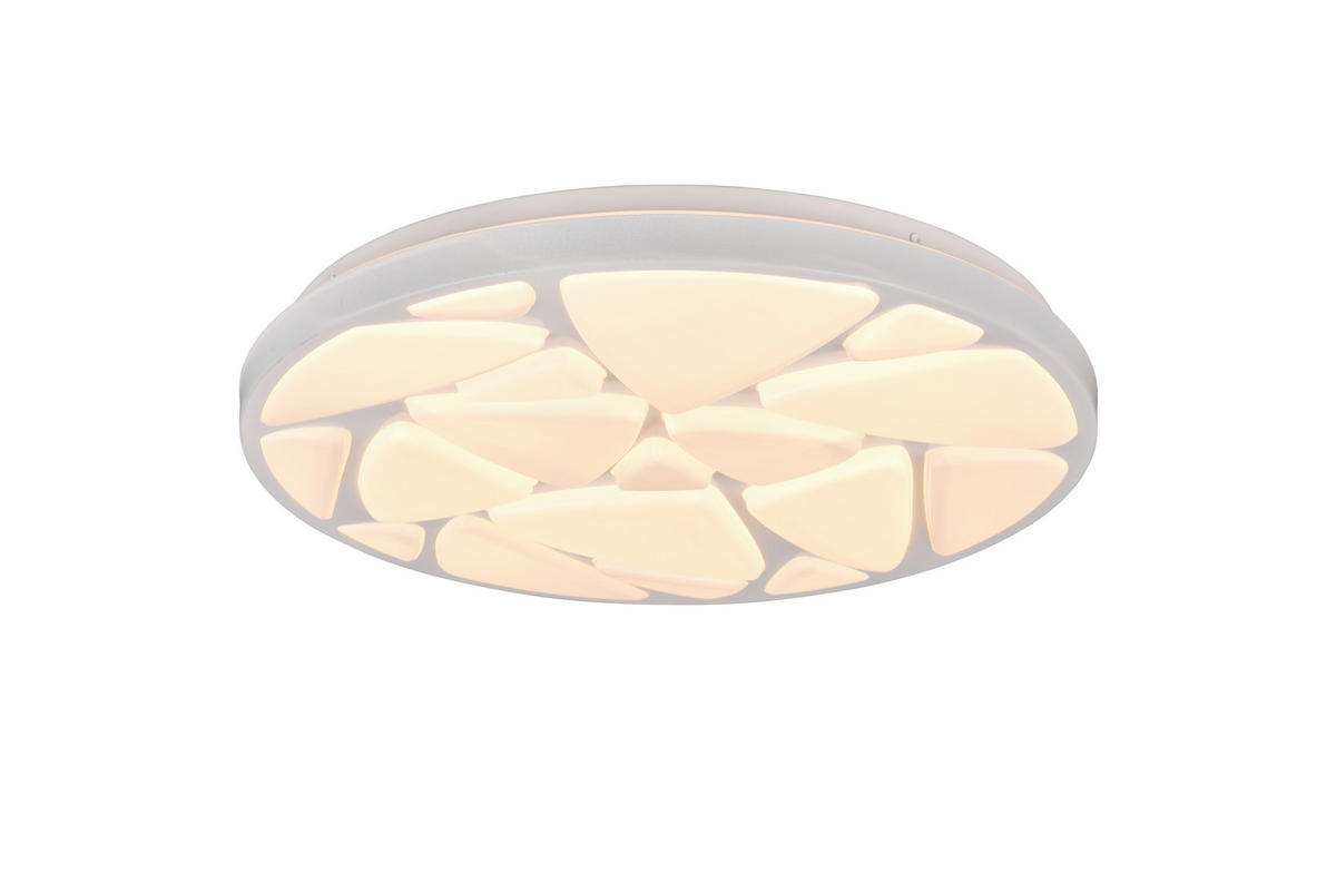LED-DECKENLEUCHTE 38/5,5 cm   - Weiß, Basics, Kunststoff (38/5,5cm) - Novel