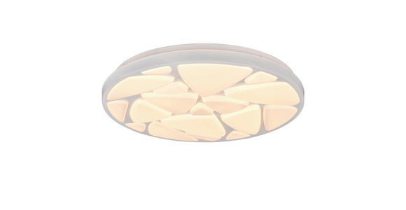 LED-DECKENLEUCHTE 38/5,5 cm   - Weiß, Basics, Kunststoff (38/5,5cm) - Novel