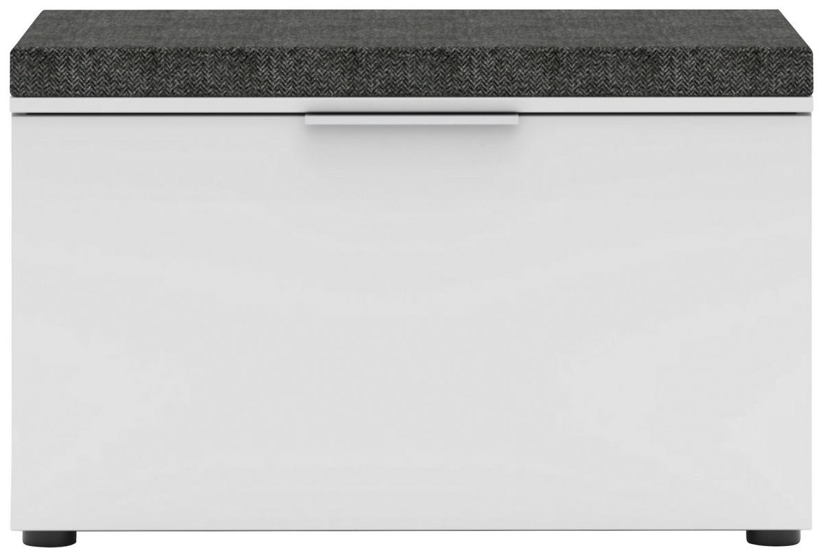 GARDEROBNA KLOP bela - barve kroma/bela, Moderno, kovina/leseni material (80/51/41cm) - Voleo