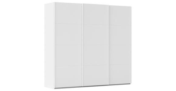 SCHWEBETÜRENSCHRANK 242/223/68 cm 3-türig Weiß  - Weiß, Design, Holzwerkstoff/Kunststoff (242/223/68cm) - Novel