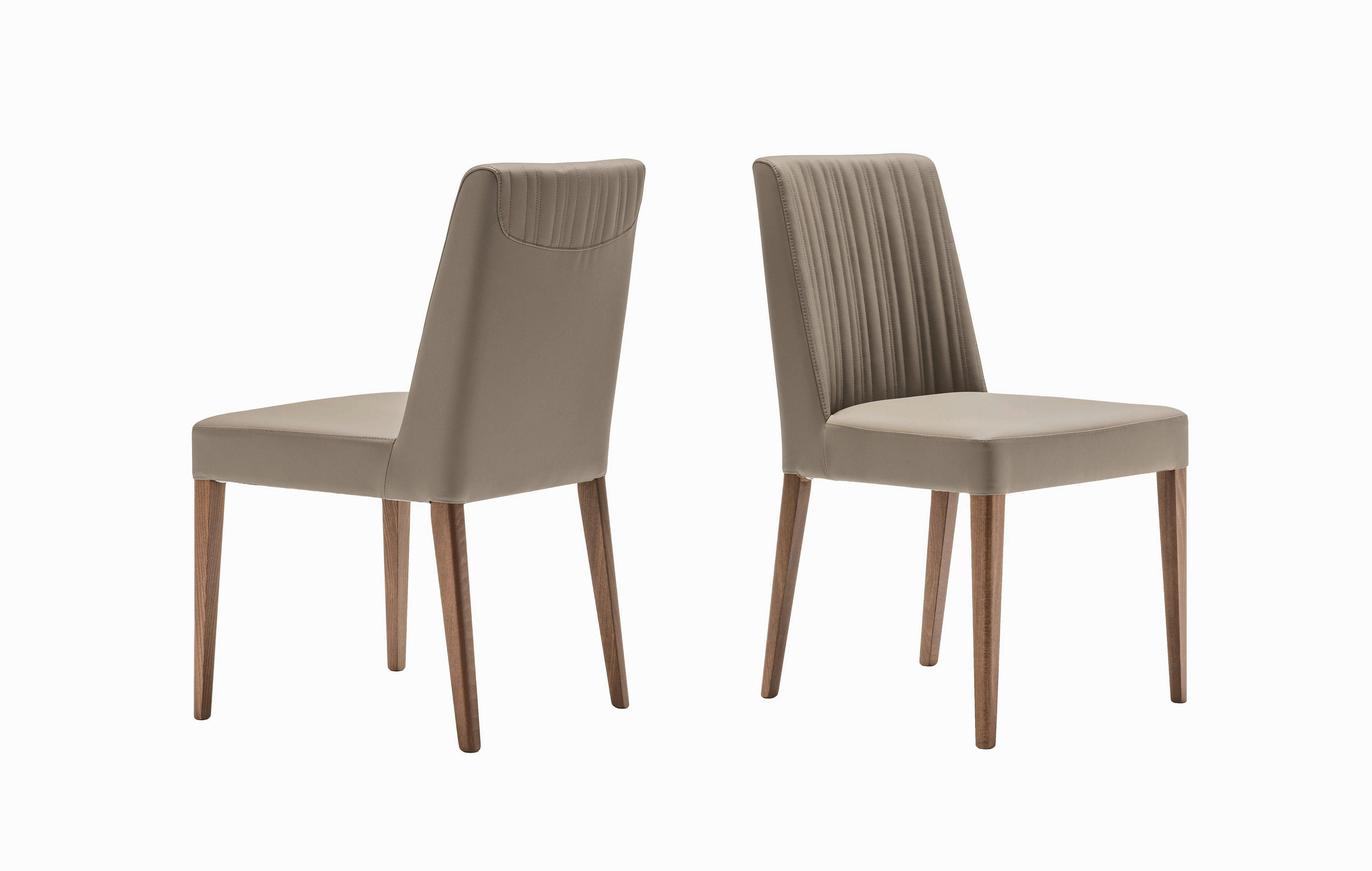 SZÉK fa tölgyfa színű  - tölgyfa színű/szürkésbarna, Konventionell, bőr/fa (51/87/57cm) - Novel