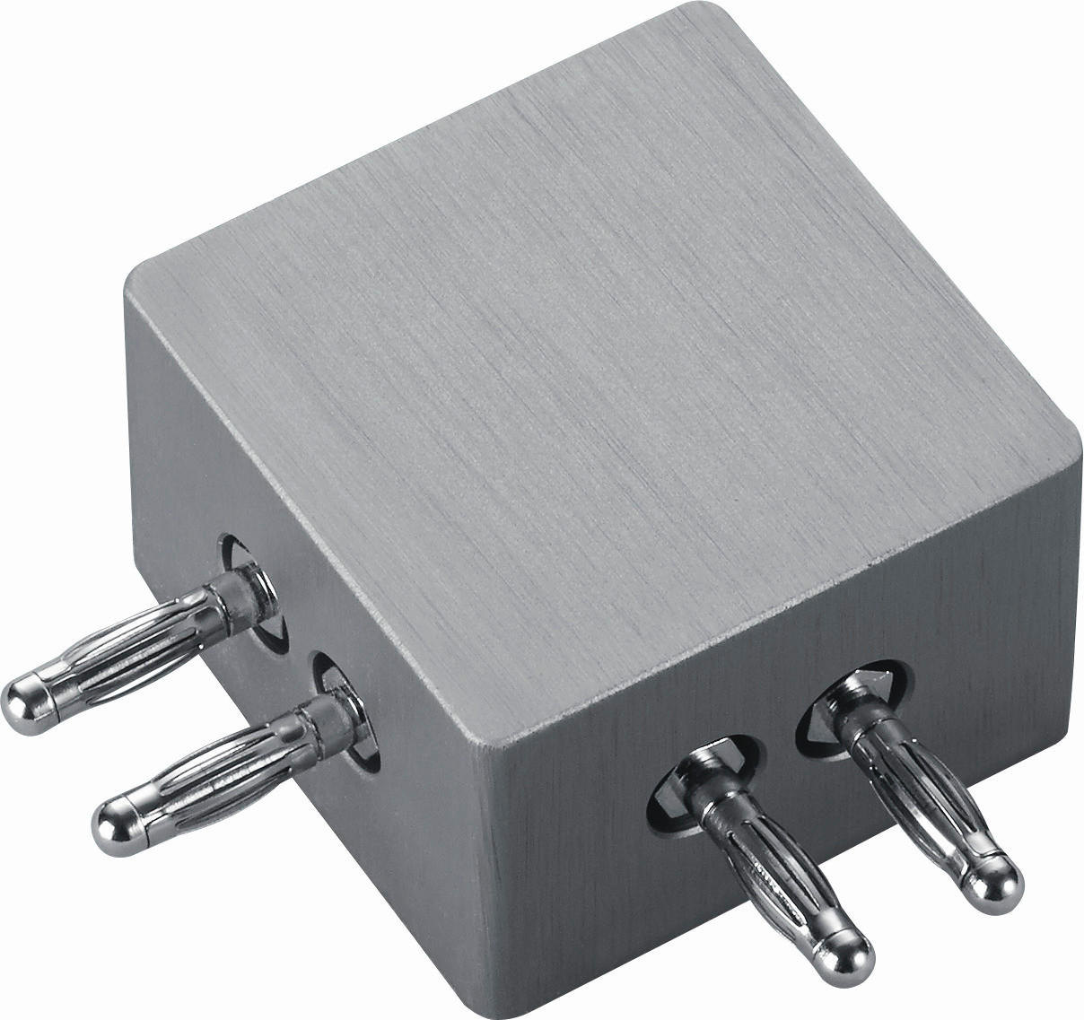 DECKENLEUCHTE 4,5/4,5/3 cm   - Nickelfarben, Basics, Metall (4,5/4,5/3cm) - Helestra