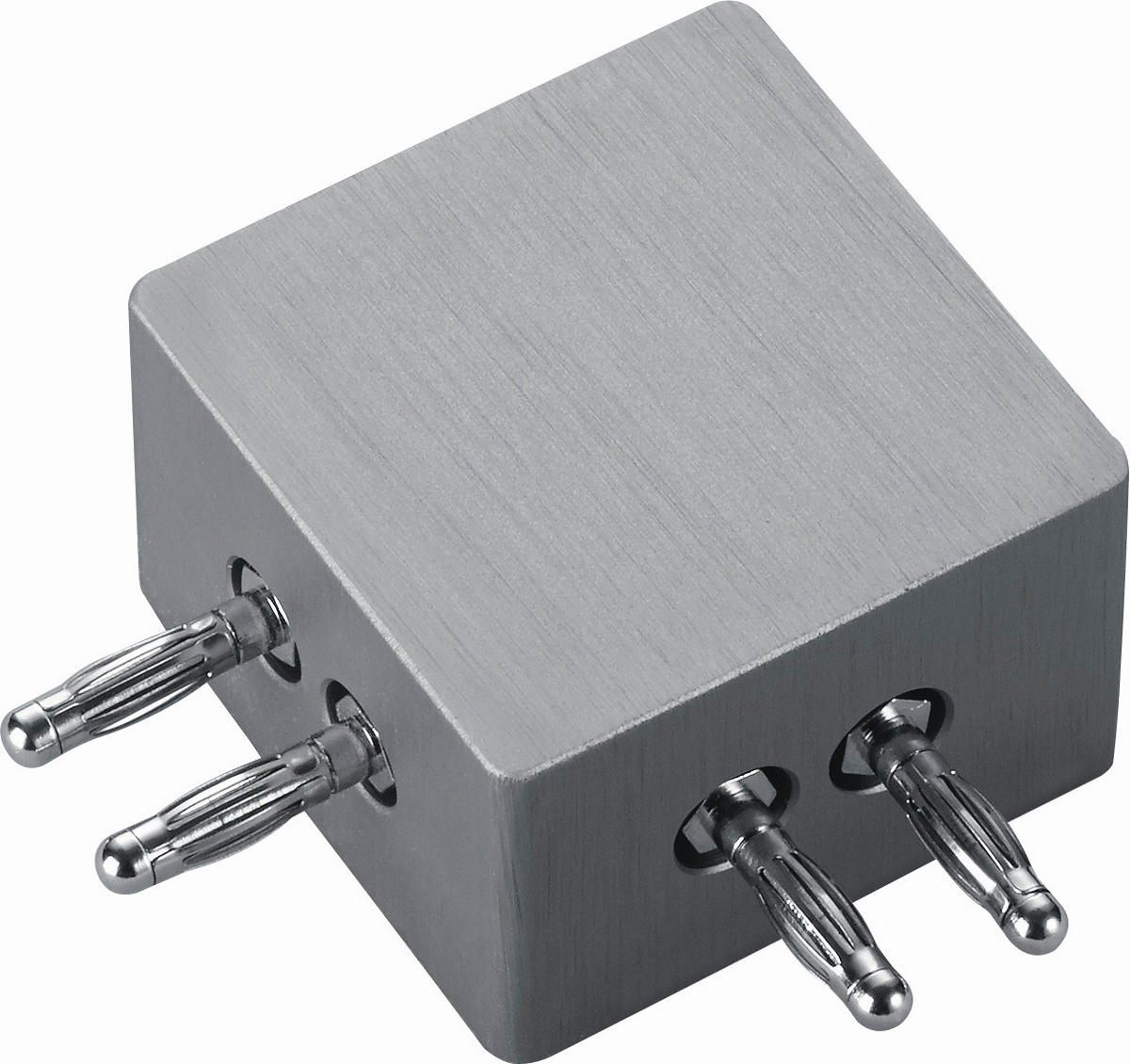 DECKENLEUCHTE 4,5/4,5/3 cm   - Nickelfarben, Basics, Metall (4,5/4,5/3cm) - Helestra