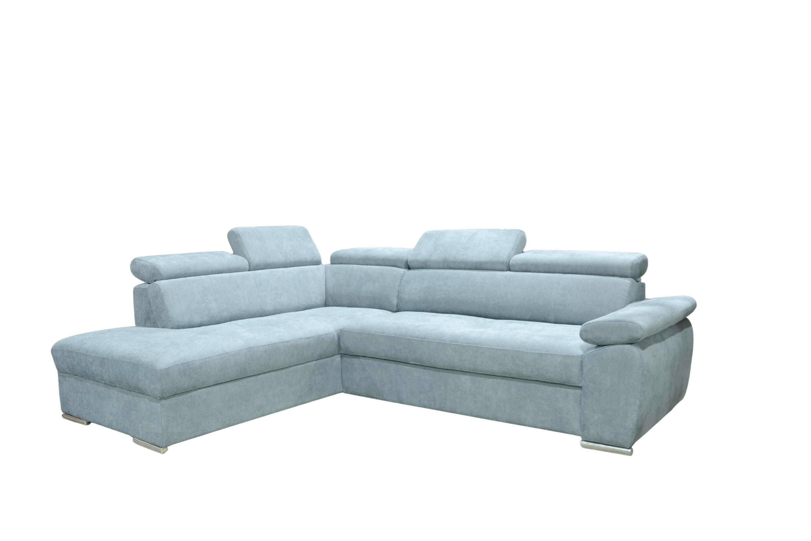 SJEDEĆA GARNITURA drvo, tekstil  siva   - siva, Moderno, drvo/tekstil (270/208cm) - Hom`in