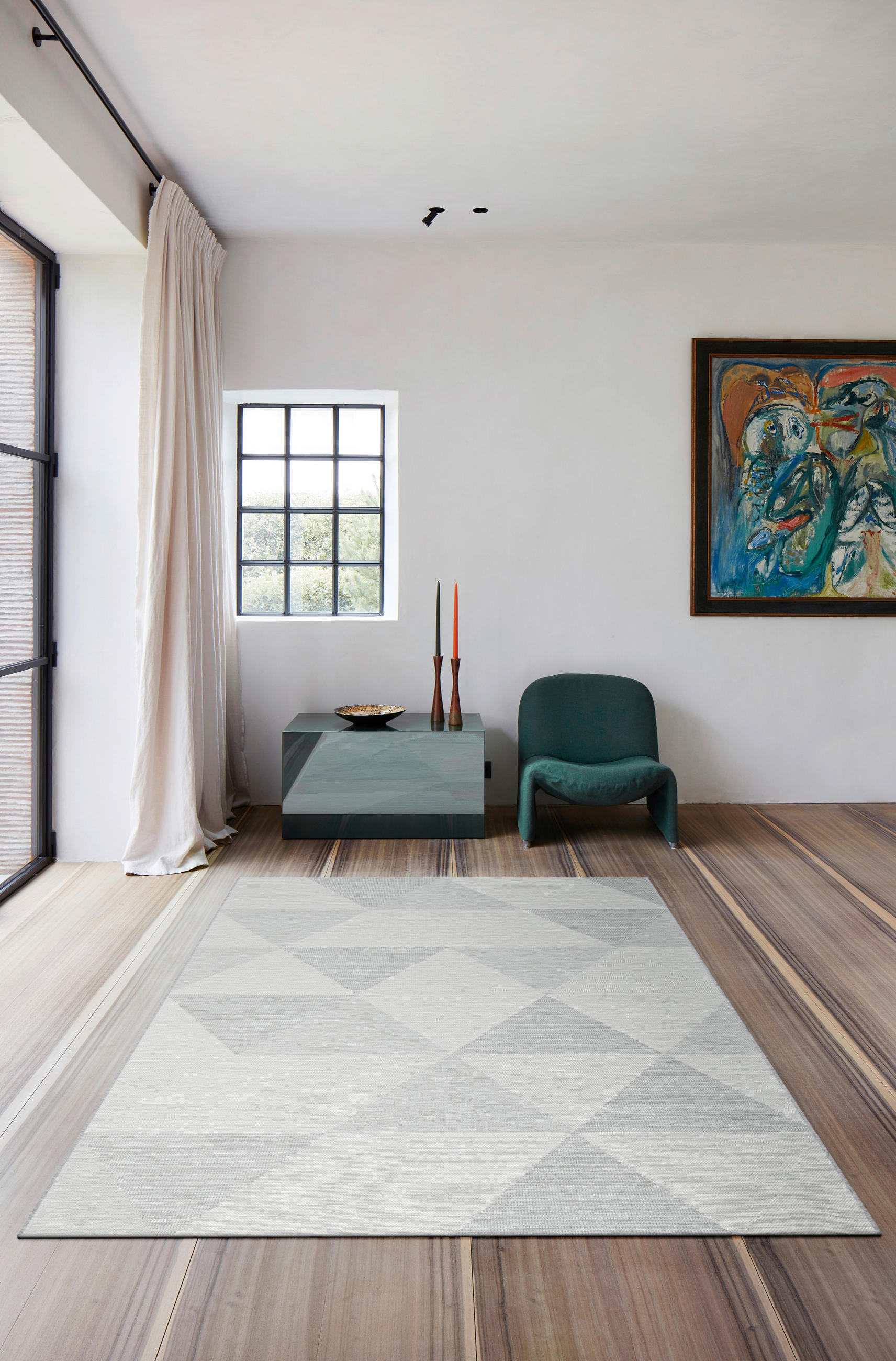 FLACHWEBETEPPICH 160/230 cm Amalfi Grau, Hellgrau, Dunkelgrau  - Dunkelgrau/Hellgrau, Trend, Textil (160/230cm)