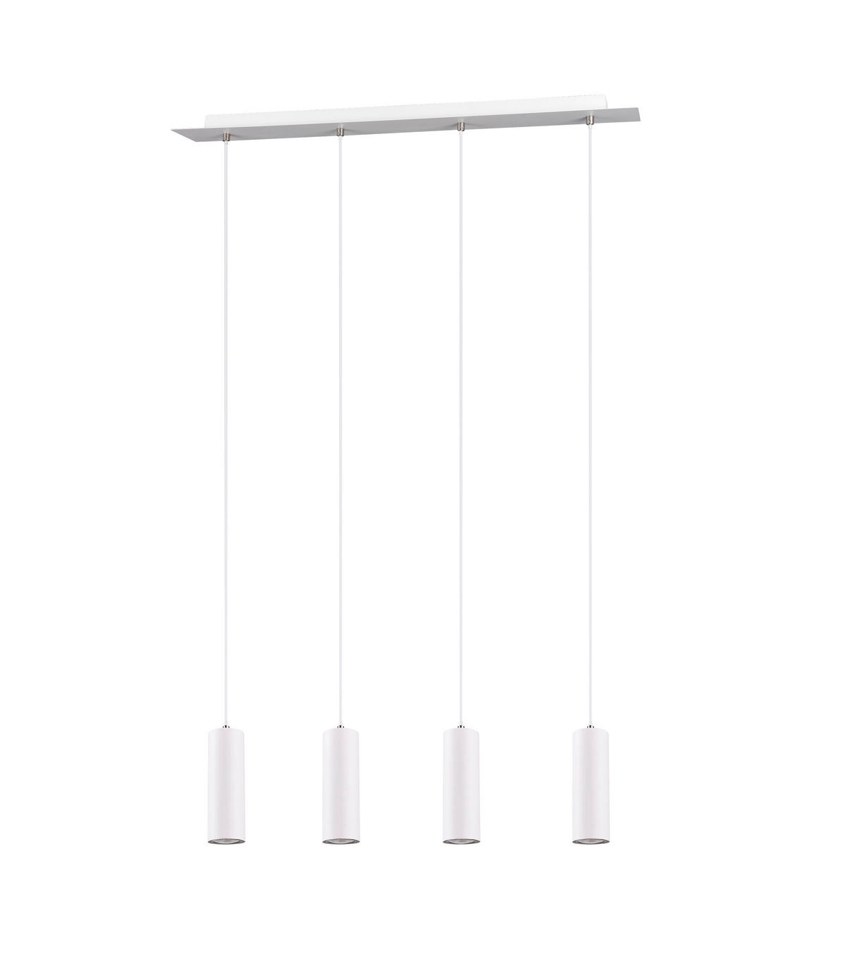 HÄNGELEUCHTE  75/150/9 cm   - Weiss, Design, Metall (75/150/9cm) - Trio Leuchten
