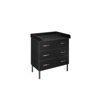 BABYZIMMER Meldody black  - Schwarz, Basics, Holz/Holzwerkstoff - Schardt