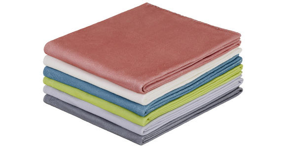 FLEECEDECKE TINA *PH* - Blau/Dunkelgrau, KONVENTIONELL, Textil (130/160cm) - Ombra