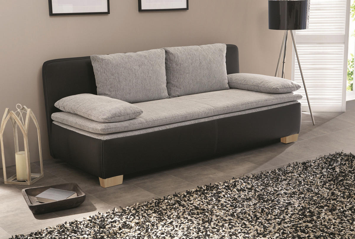 TROSJED tekstil  siva, crna    - siva/boje bagrema, Design, tekstil (200/80/93cm) - Xora