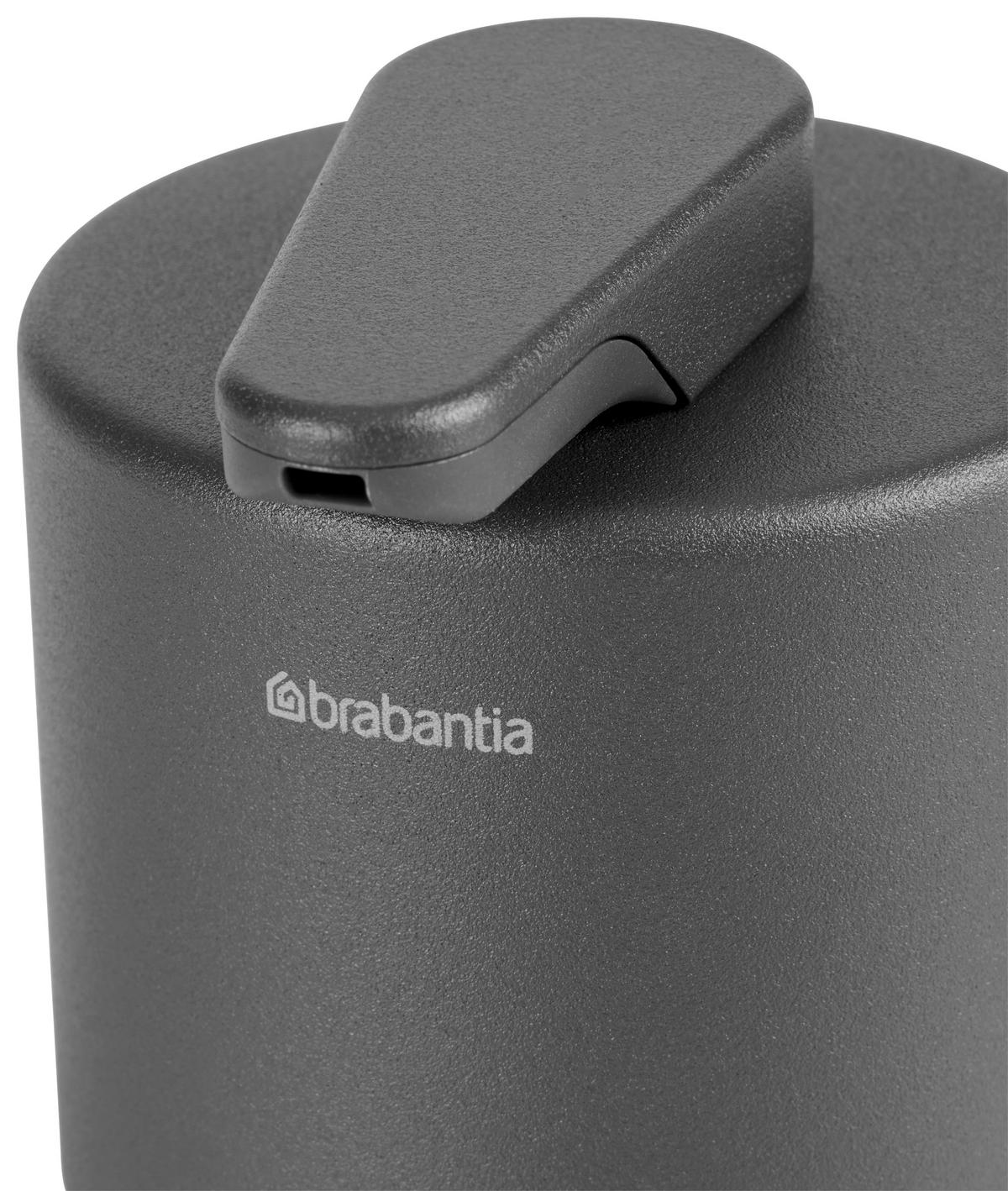 DOZATOR ZA TEČNI SAPUN  siva, providno  metal, staklo  - providno/siva, Osnovno, staklo/metal (8/11/9.5cm) - Brabantia