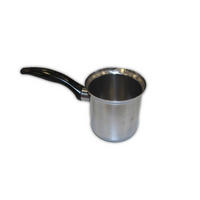 DŽEZVA - boja nerđajućeg čelika/crna, Osnovno, metal/plastika (20,3/8,3/9,7cm) - Fackelmann