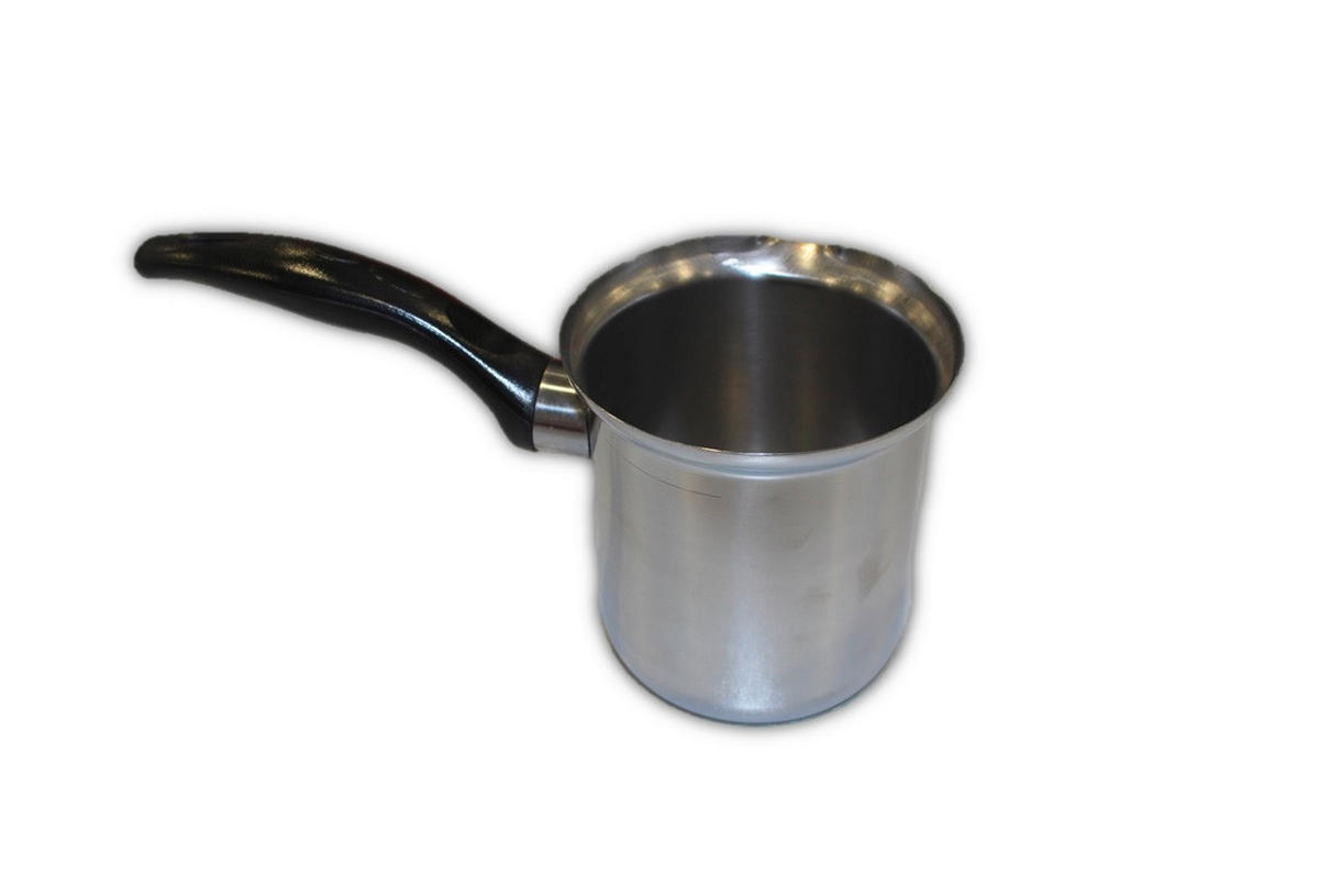 DŽEZVA - boja nerđajućeg čelika/crna, Osnovno, metal/plastika (20,3/8,3/9,7cm) - Fackelmann