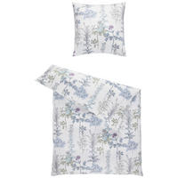 BETTWÄSCHE ATELIER Makosatin 155/220 cm  - Blau, Design, Textil (155/220cm) - Estella