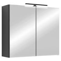 SPIEGELSCHRANK 40/60/20 cm  - Anthrazit, MODERN, Glas/Holzwerkstoff (40/60/20cm) - MID.YOU