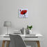 ÖLGEMÄLDE - Rot/Weiß, Basics, Holz/Textil (30/30cm) - Monee ÖLGEMÄLDE - Rot/Weiß, Basics, Holz/Textil (30/30cm) - Monee