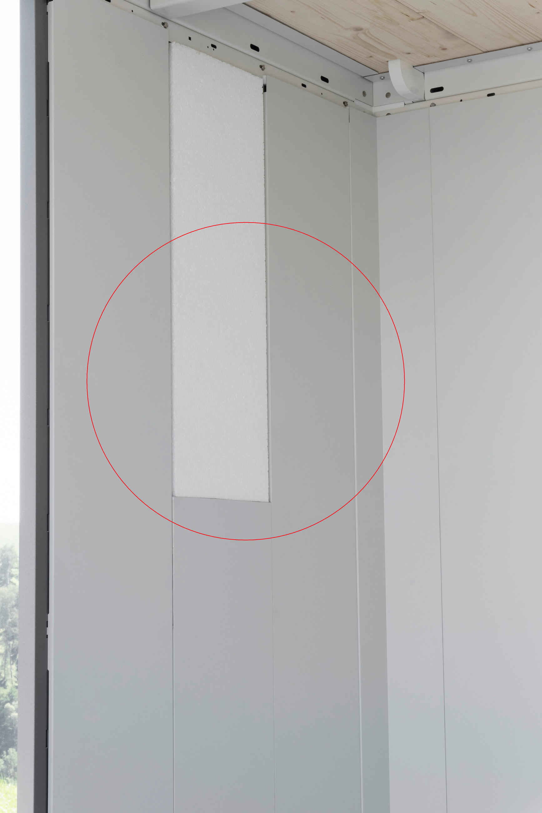 ISOLIERUNG 25,5/200/4 cm - Weiss, Design, Kunststoff (25,5/200/4cm) - Biohort