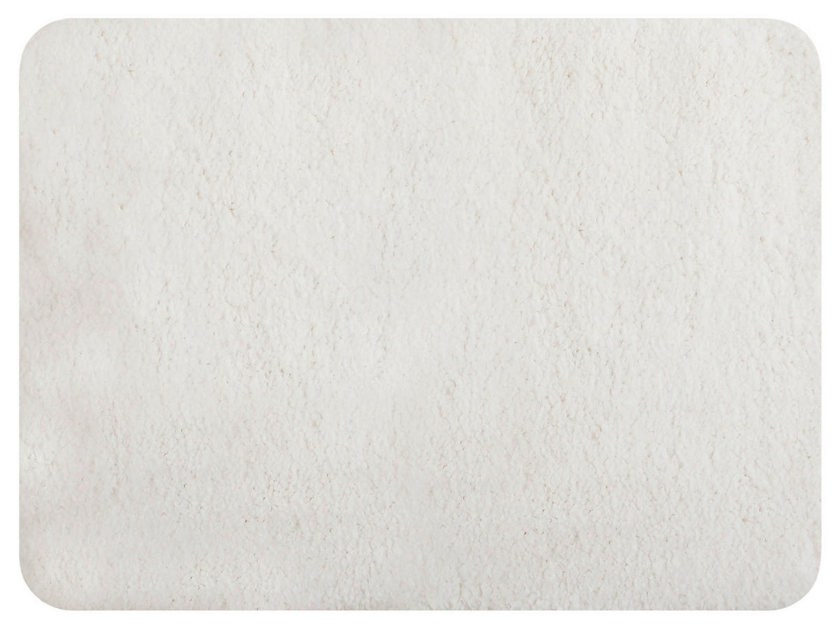 BADTEPPICH Weiß 70/50 cm  - Weiß, KONVENTIONELL, Textil (70/50cm) - Spirella