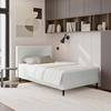 BOXBETT 90/200 cm  in Grau  - Schwarz/Grau, KONVENTIONELL, Textil (90/200cm) - P & B