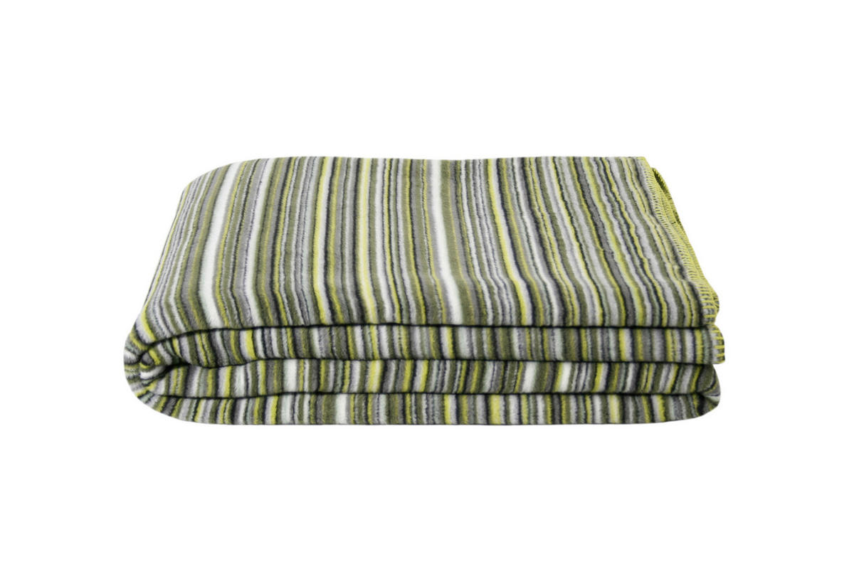 DECKE 150/200 cm  - Grün, Basics, Textil (150/200cm) - Zoeppritz