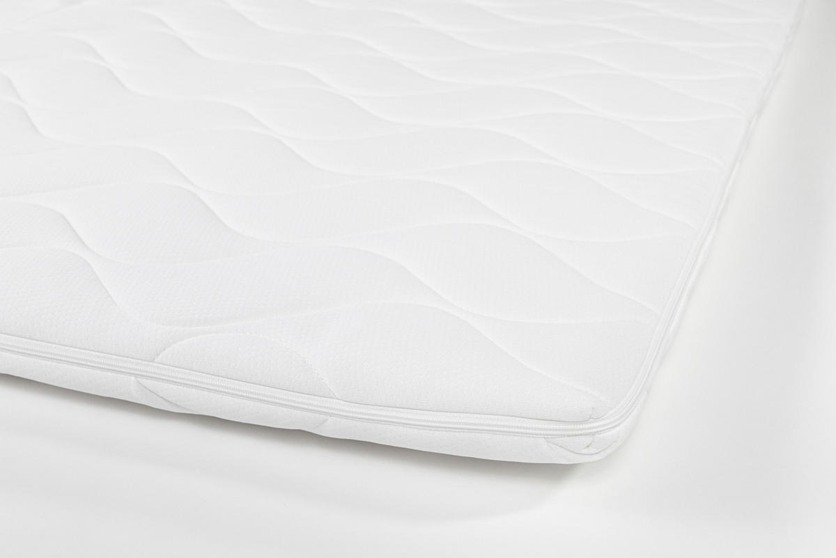 TOPPER 160/200 cm Höhe ca. 6 cm  - Weiß, MODERN, Textil (160/200cm) - Livetastic
