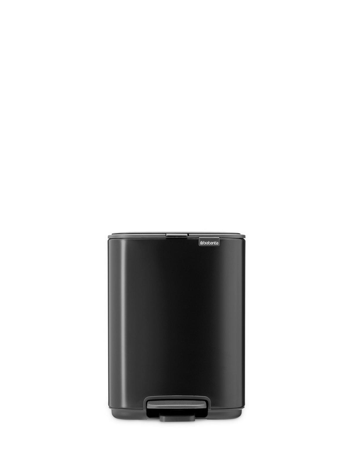 KANTA SA PAPUČICOM  4 l   - crna/antracit, Konvencionalno, metal/plastika (20/26,8/20,5cm) - Brabantia