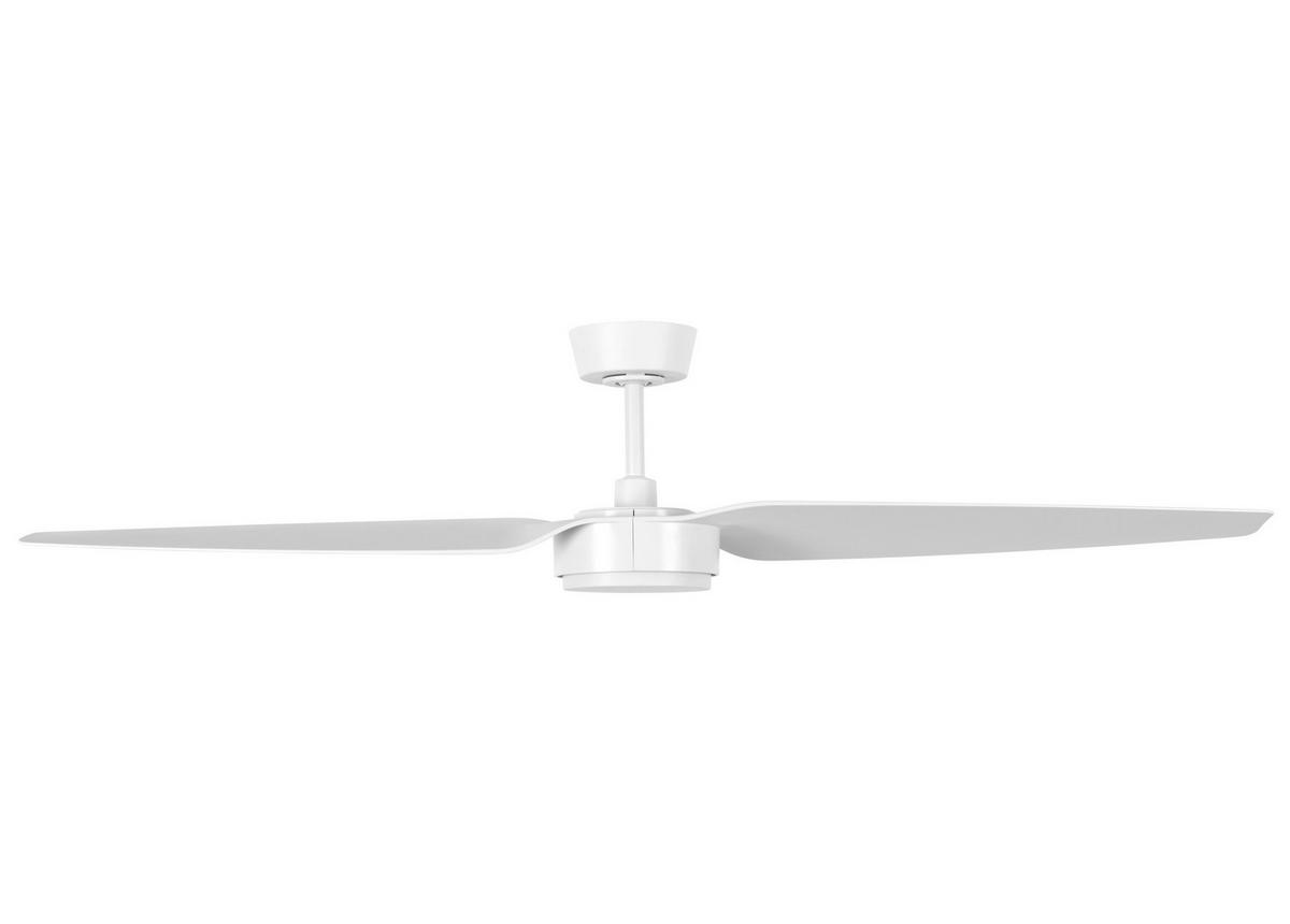 DECKENVENTILATOR     - Weiss, Basics, Kunststoff (137/27/137cm)