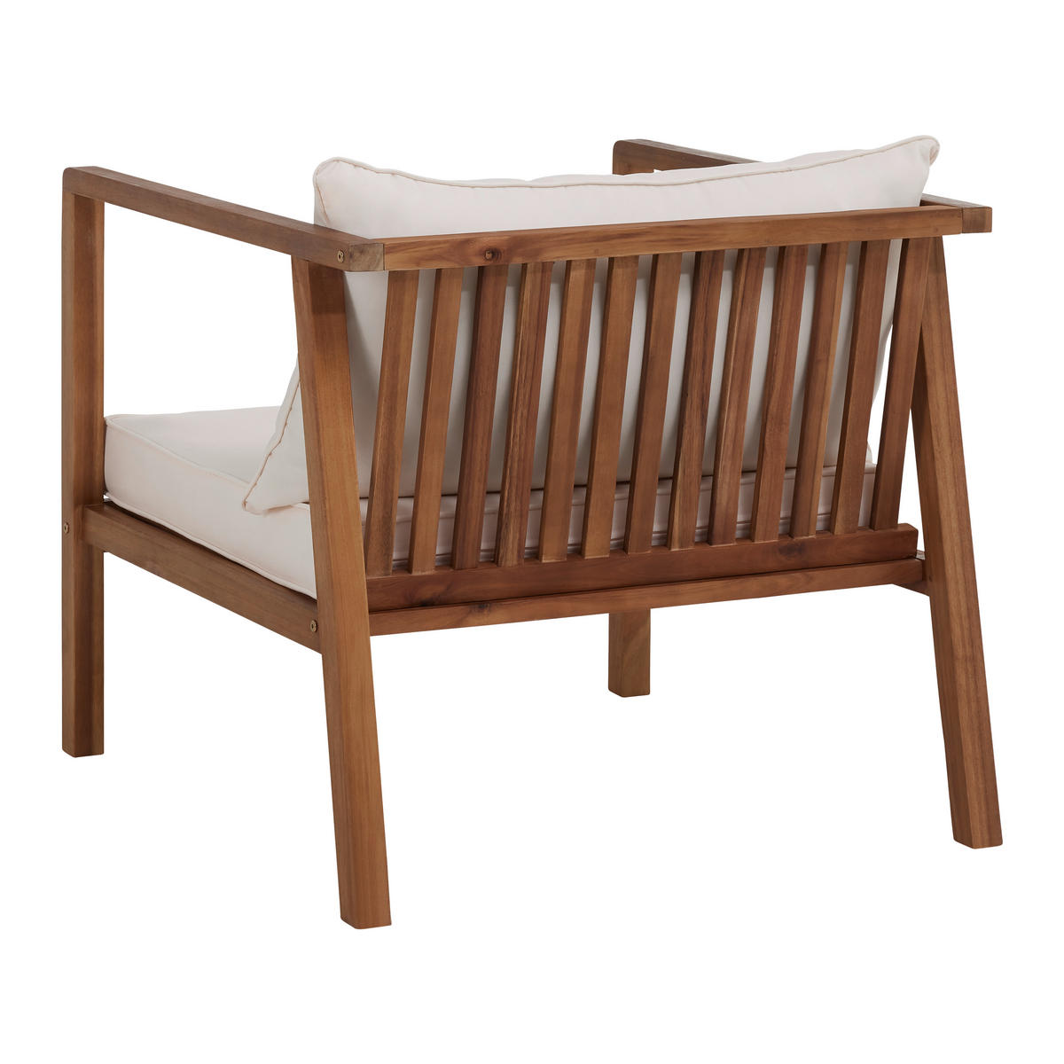 LOUNGE GARNITURA 11 delova  - boja akacije/prirodna boja, Moderno, drvo/tekstil (150/70/79cm) - Bessagi Garden