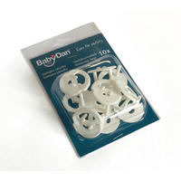 DETSKÁ POISTKA DO EL. ZÁSUVKY - biela, Basics, plast (10,8/16,5/3cm) - Baby Dan