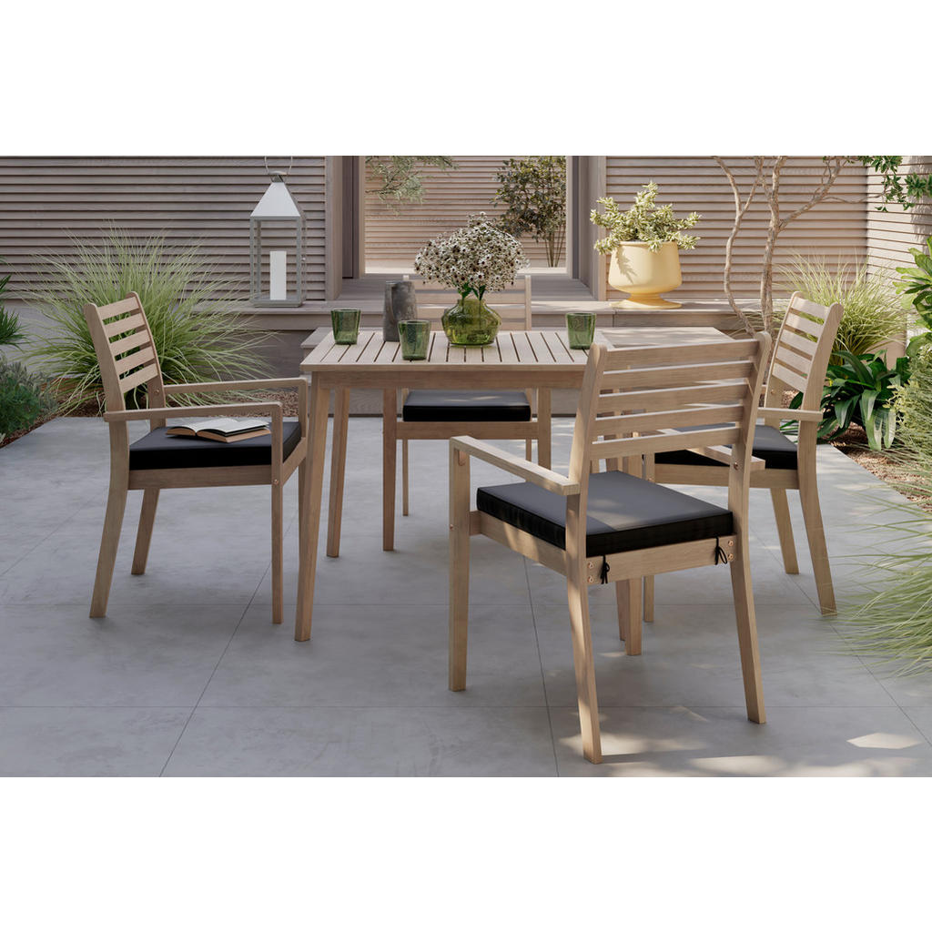 Ambia Garden ZOSTAVA ZÁHRADNÉHO NÁBYTKU drevo, textil