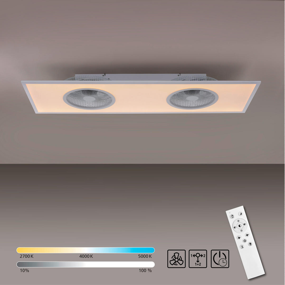 DECKENVENTILATOR - Design (120/40/12,5cm)