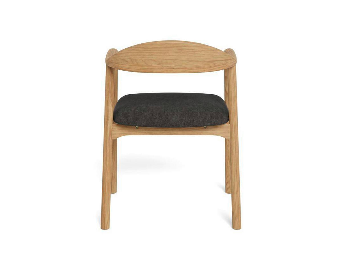ARMLEHNSTUHL   Webstoff  Eichefarben, Dunkelgrau  - Eichefarben/Dunkelgrau, Modern, Holz/Textil (56/76/54cm) - MID.YOU