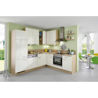 EINBAUKÜCHE 312  - Weiß, Design, Holzwerkstoff - Celina