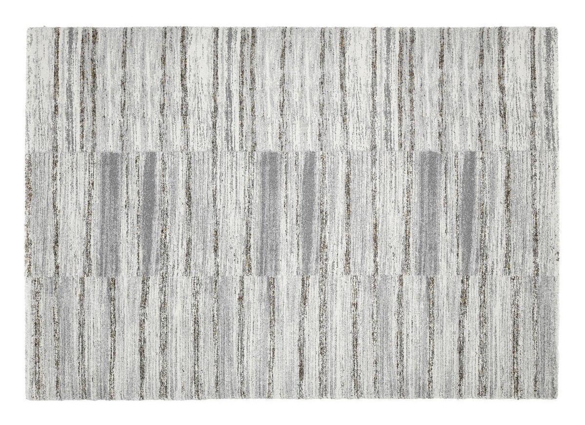 WEBTEPPICH 160/230 cm Ignis Fumo Grau, Hellgrau, Beige  - Beige/Hellgrau, Design, Textil (160/230cm) - Novel