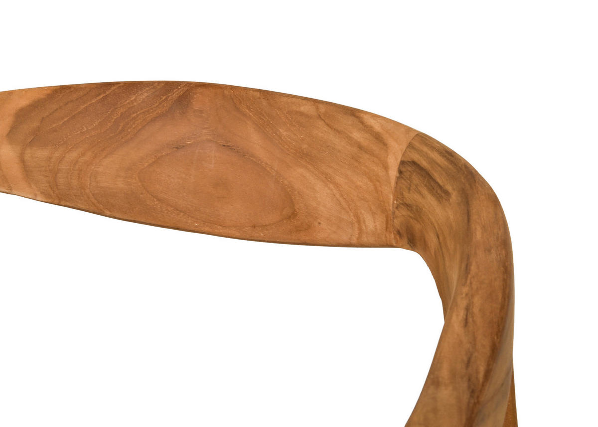 GARTENSTUHL Teakholz Hellbraun, Teakfarben  - Hellbraun/Teakfarben, MODERN, Holz (54/74/54cm) - Gardenson