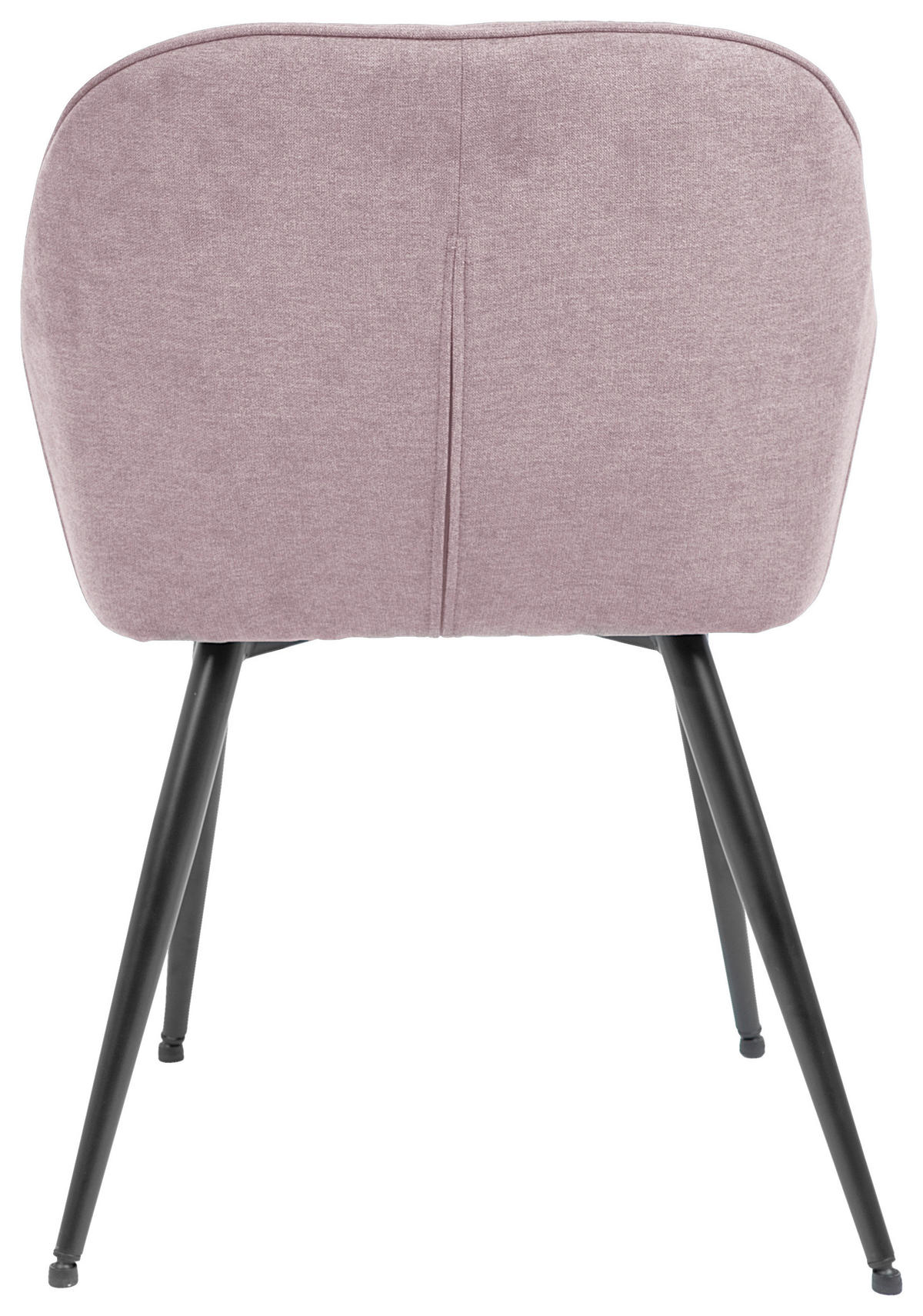 SCAUN CU BRAȚE in roz  - roz/negru, Romantik / Landhaus, metal/textil (55/80/61cm) - Livetastic