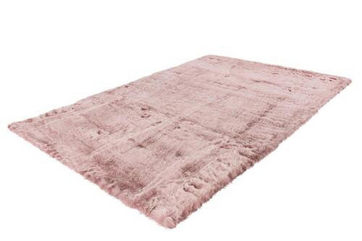 KOBEREC S VYSOKÝM VLASEM, 160/230 cm, růžová - růžová, Design, textil (160/230cm)