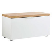 ELŐSZOBAPAD 80/42/38 cm  - fekete/alumínium színű, Design, műanyag/faalapú anyag (80/42/38cm) - Xora