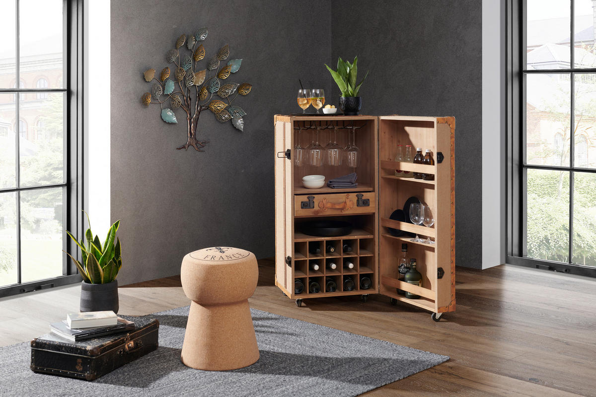 ZIDNA DEKORACIJA     95/90/8 cm      - srebrne boje/zlatne boje, Trend, metal (95/90/8cm) - Ambia Home