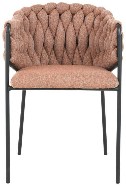 STOL, les, kovina, tekstil rdeča - rdeča/črna, Moderno, kovina/tekstil (54/78/62cm) - Carryhome