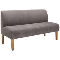 SITZBANK 163/88/75 cm  in Braun  - Buchefarben/Braun, KONVENTIONELL, Holz/Textil (163/88/75cm) - home24