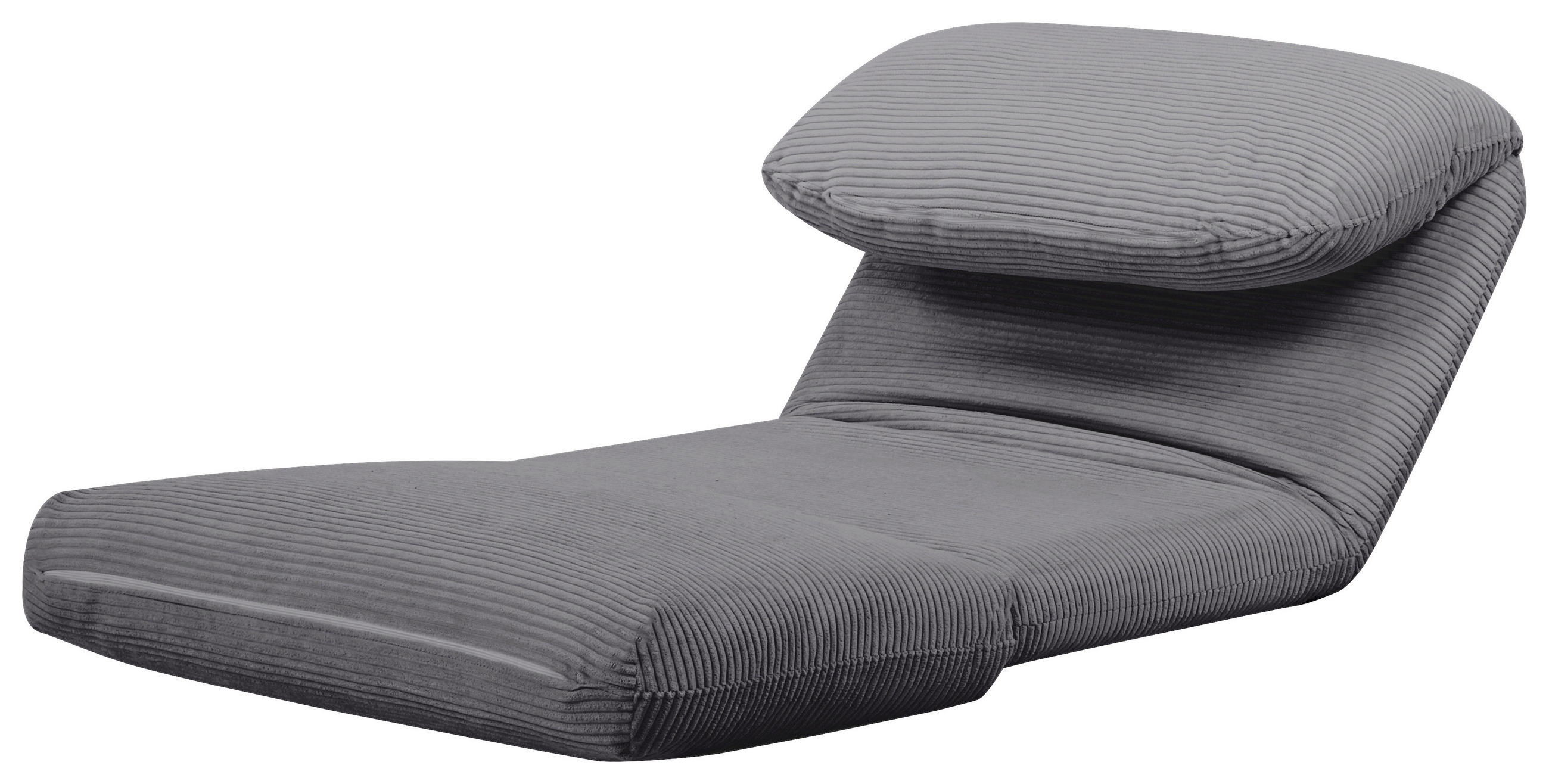 BÄDDFÅTÖLJ i manchester ljusgrå  - ljusgrå, Design, metall/textil (82/58/78cm) - Livetastic