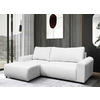 ECKSOFA Creme Struktur  - Creme/Schwarz, Design, Kunststoff/Textil (160/250cm) - MID.YOU