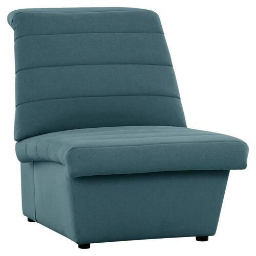 SESSEL Webstoff Petrol    - Petrol/Schwarz, Design, Kunststoff/Textil (72/92/103cm) - LOOKS by W.Joop