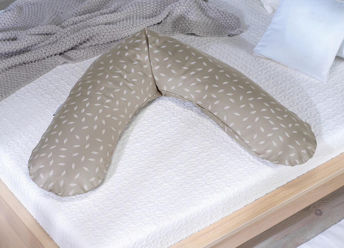 BLAZINA ZA DOJENJE  Das Original Theraline         190 cm   - rjavosiva, Basics, tekstil (190cm) - Theraline