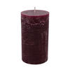 STUMPENKERZE 10/18 cm  - Dunkelrot, Basics, Naturmaterialien (10/18cm) - Ambia Home