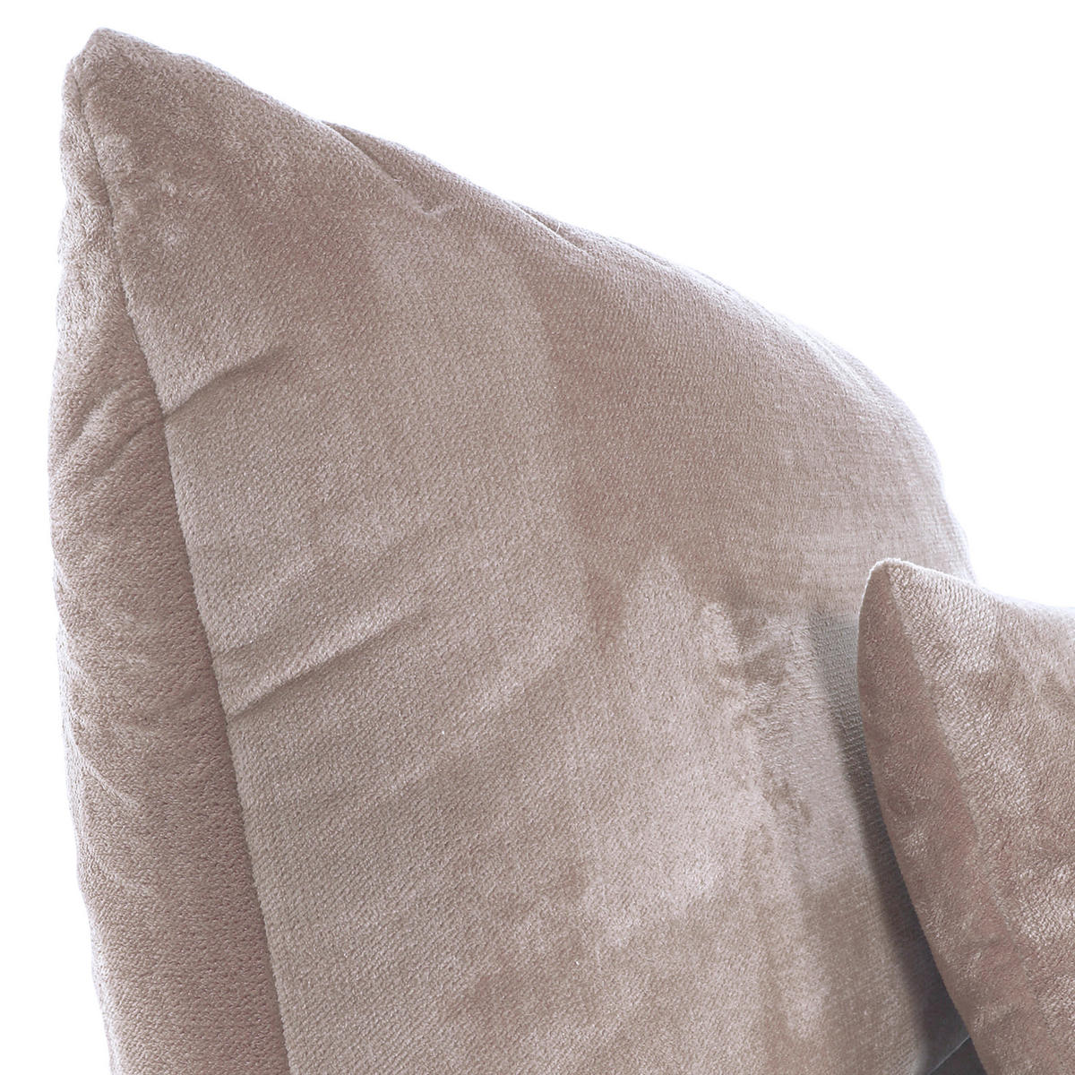 LIGGFÅTÖLJ i plysch beige  - beige/svart, Klassisk, textil/plast (100/86/166cm) - MID.YOU