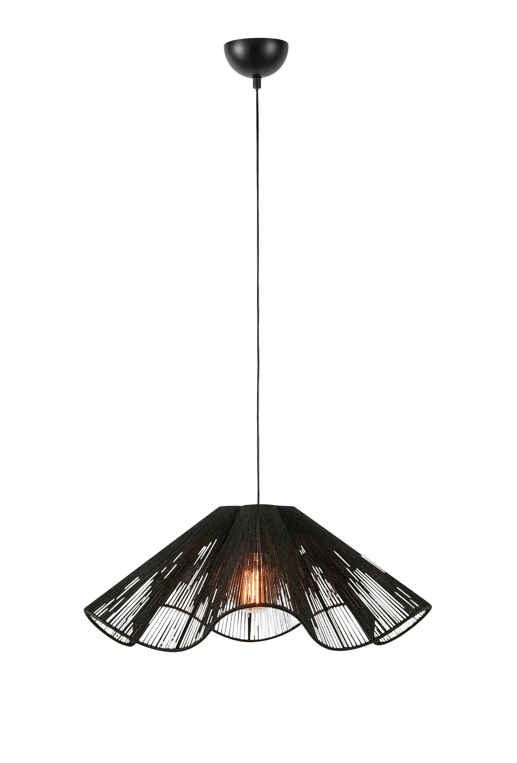 HÄNGELEUCHTE 60/24 cm   - Schwarz, Basics, Naturmaterialien/Metall (60/24cm) - Markslöjd